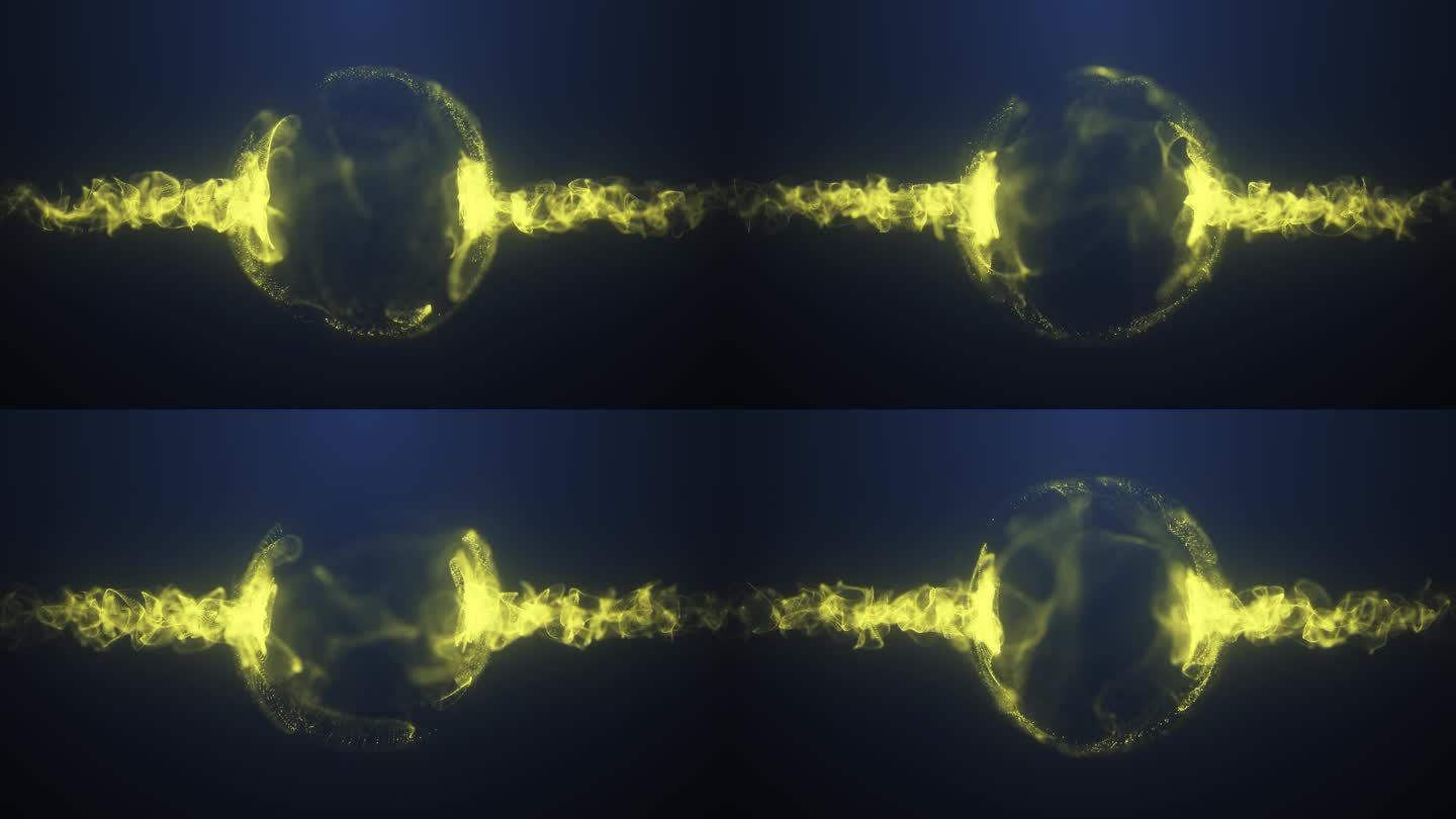 摘要：门户网站未来科幻等离子圆形形式，带有能量、光线、笔划、股票视频-数字圆形线框技术门户网站背景股