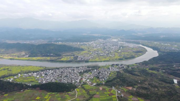 美丽乡村  歙县烟村 田园 山水 人文