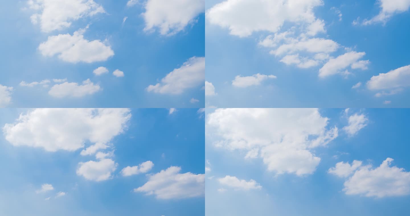 【4K天空】原创蓝天白云延时天空3210