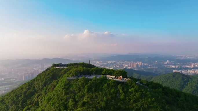 【4K正版】深圳阳台山观景台城市全景02