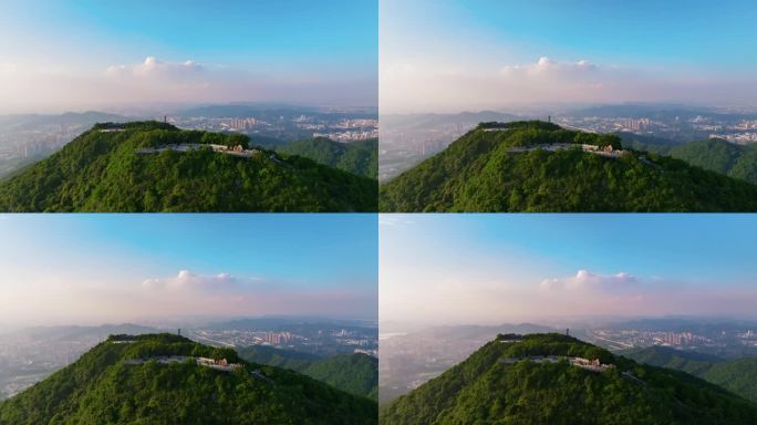 【4K正版】深圳阳台山观景台城市全景02