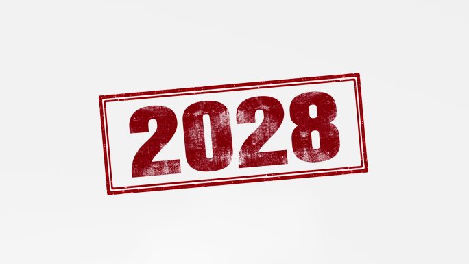 年红色方形盖章