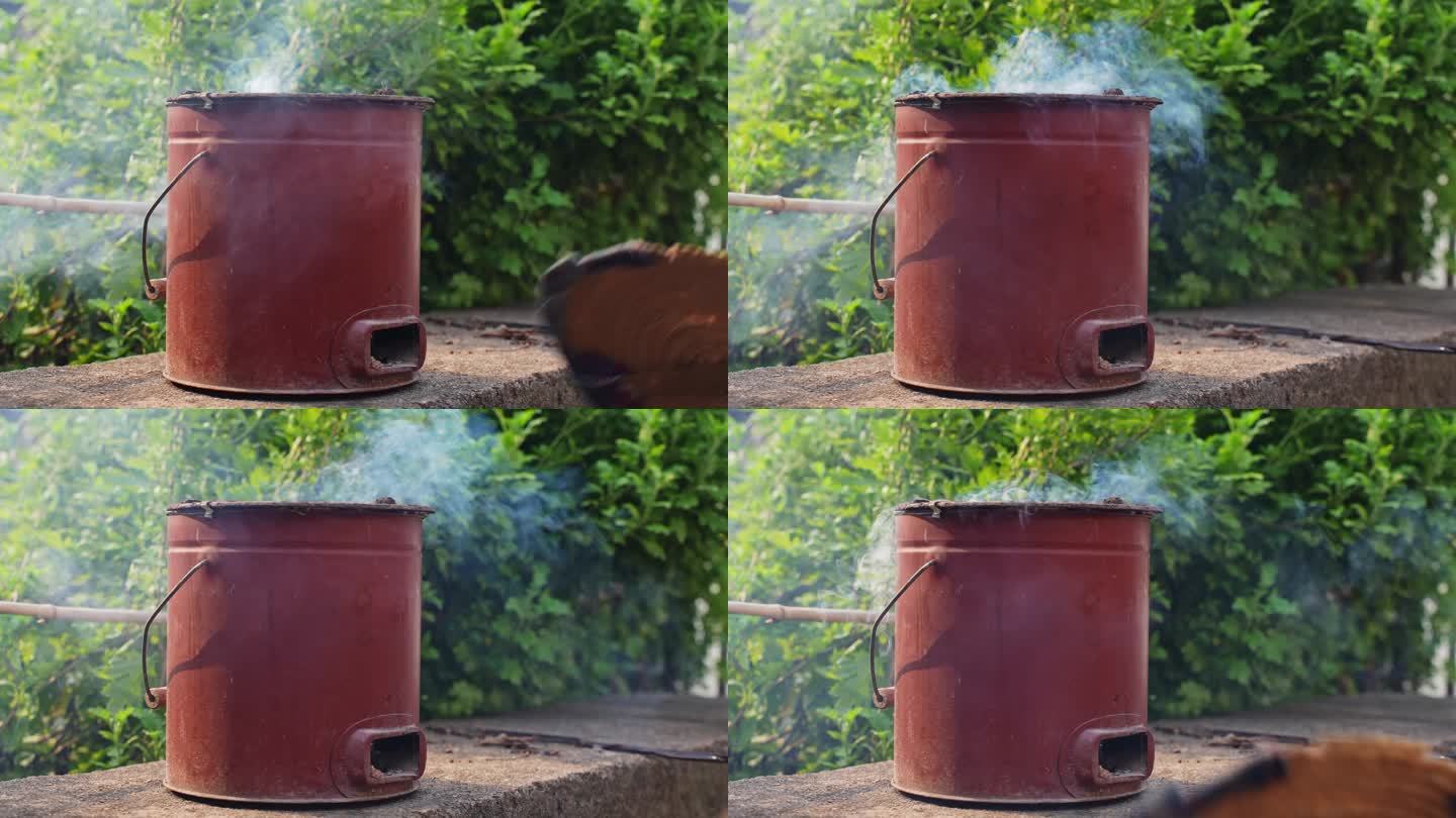 农村小院的烟火气——生煤炉