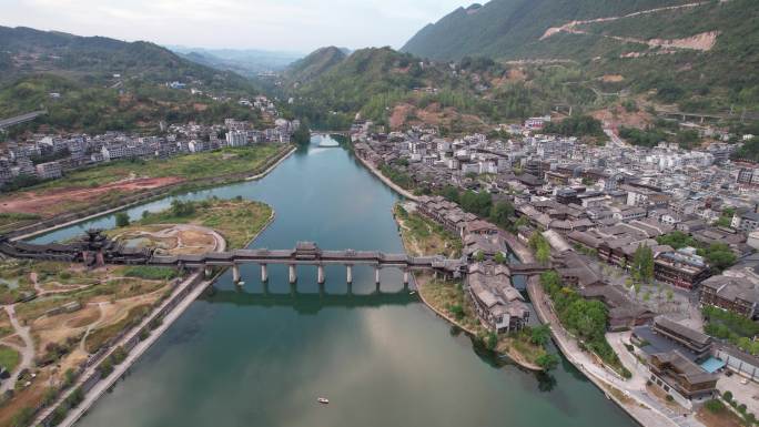 重庆山水黔江濯水古镇5A景区