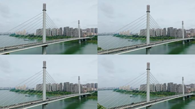 【正版素材】广西五象大桥航拍0238