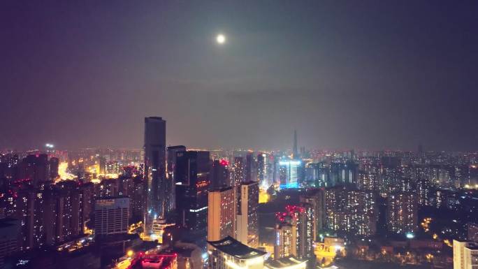 成都东大路夜景