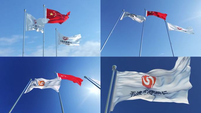 天津农商银行旗帜