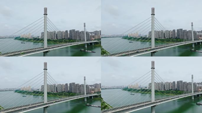 【正版素材】广西五象大桥航拍0237