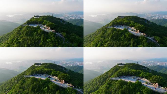 【4K正版】深圳阳台山观景台城市全景03