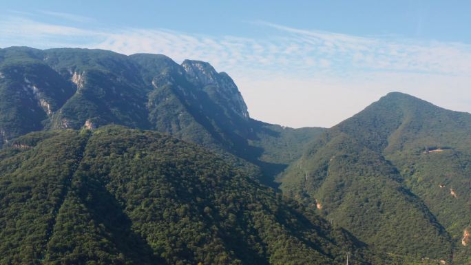 航拍郑州登封中岳嵩山