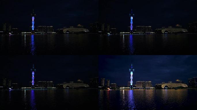 聚龙湖夜景4K100帧