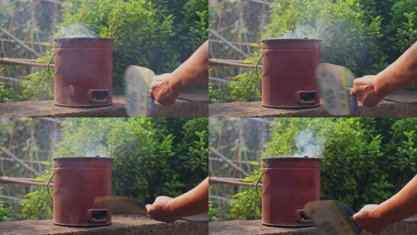 农村小院的烟火气——生煤炉
