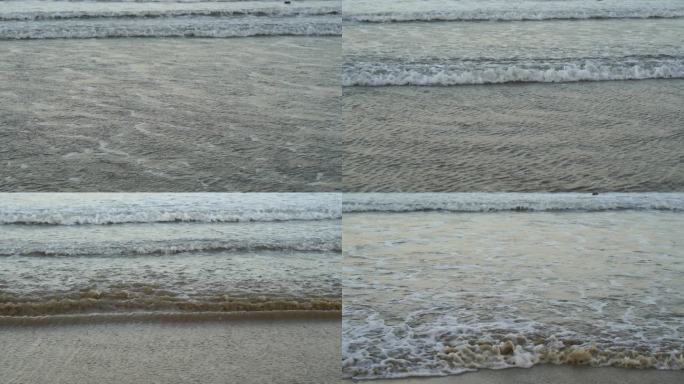 海水潮水海浪海滩沙滩浪花大海水浪波浪冲刷