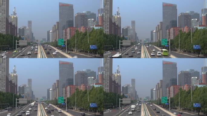 北京大望桥车流