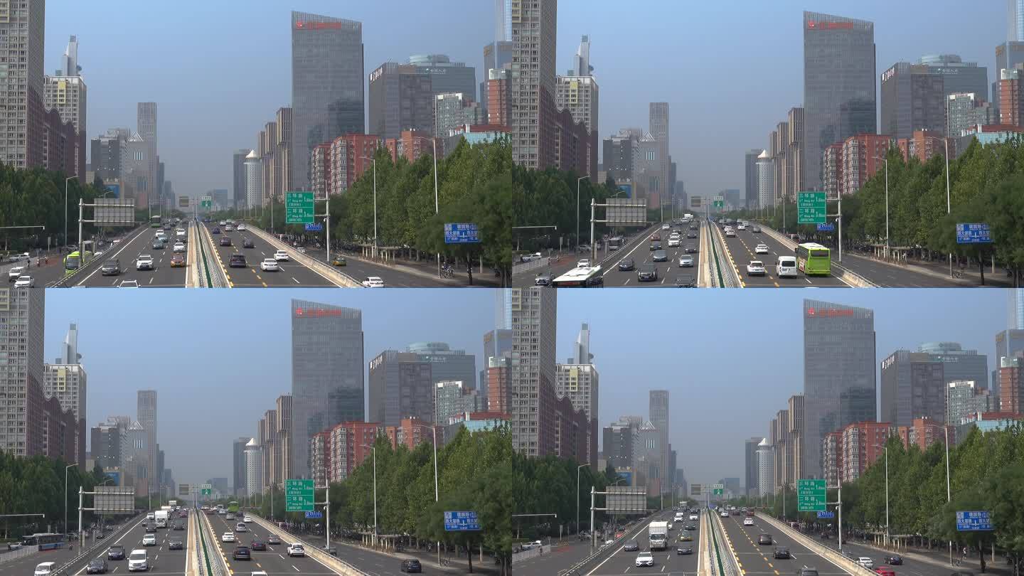 北京大望桥车流