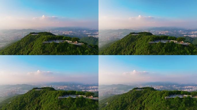 【4K正版】深圳阳台山观景台城市全景01