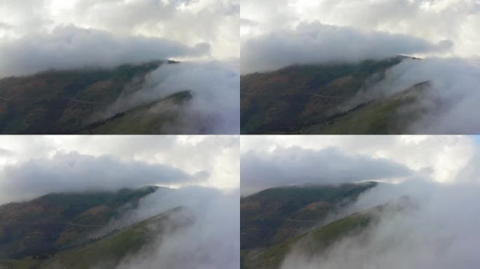 航拍神农架神农顶云海