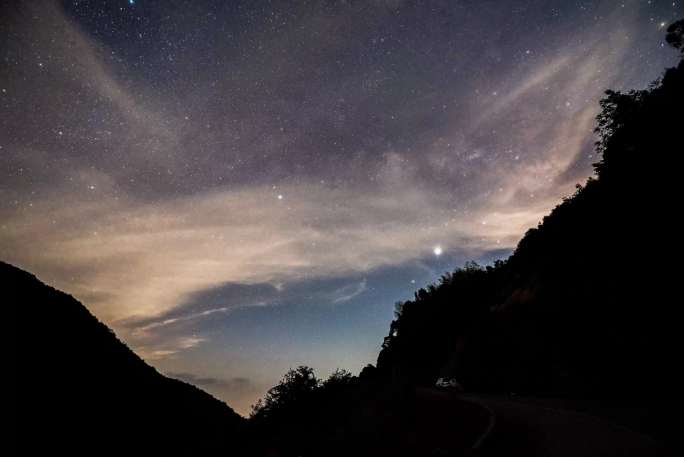 【梅州铜鼓嶂】夜晚延时视频素材