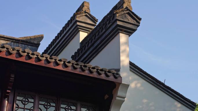 青砖黛瓦 江南民居 英台故里