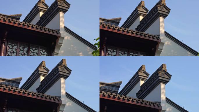 青砖黛瓦 江南民居 英台故里