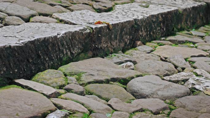 【正版素材】云南通海秀山石阶0548