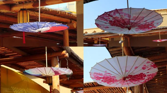古典油纸伞