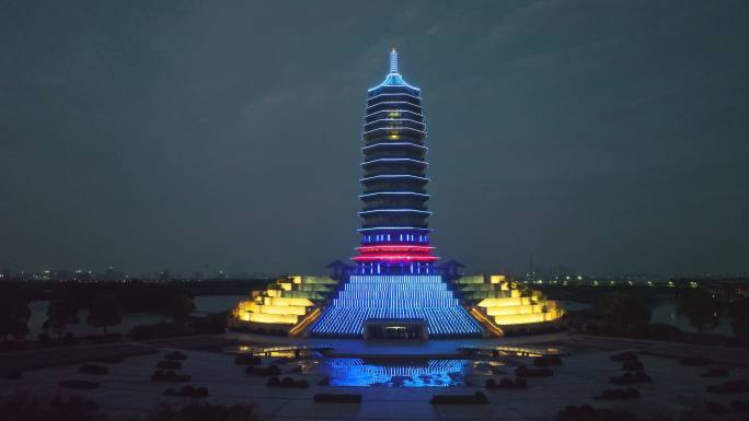 0025中国水利博物馆 夜景