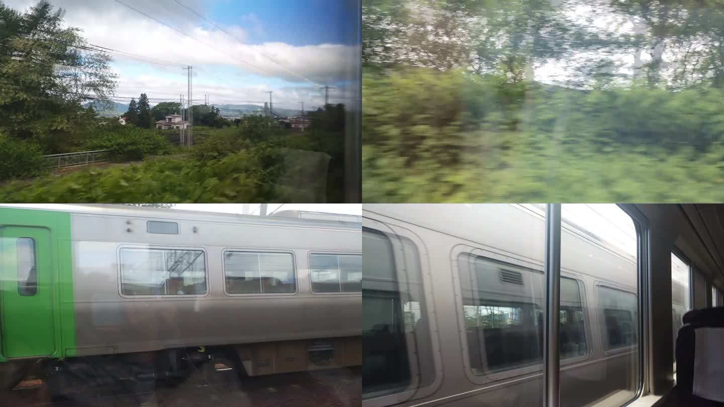 特急北斗3号日本火车VLOG素材