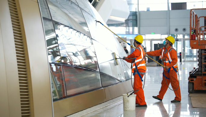 杭州高铁西站 清洁养护