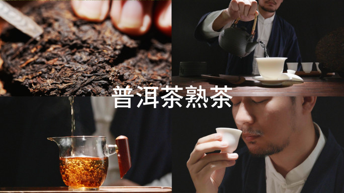 普洱茶熟茶大叶茶茶道云南普洱