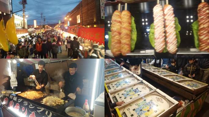 日本旅拍VLOG日本大排档日本夜市美食