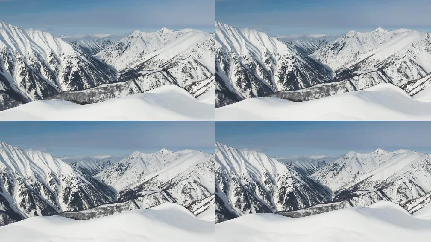 新疆 雪景 喀纳斯 雪山 禾木