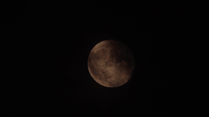 4k 中秋月亮 朦胧 云彩 乌云笼罩