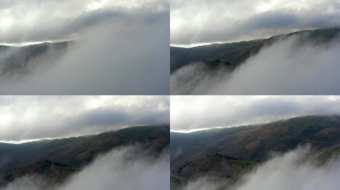 航拍神农架神农顶云海