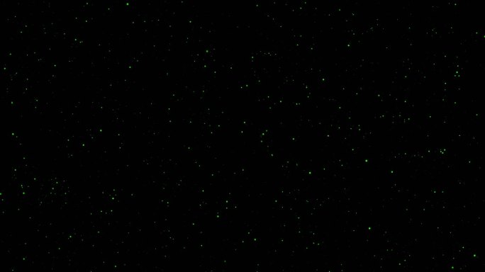 4K绿色粒子萤火虫2-alpha通道