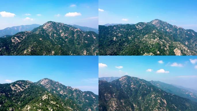 4K航拍临沂沂蒙山云蒙风景