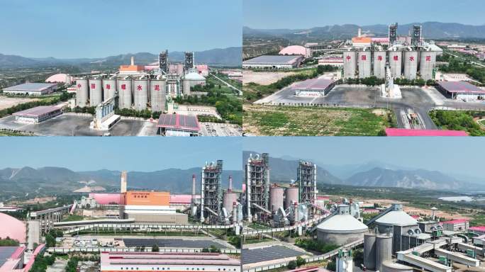 航拍海螺水泥工厂