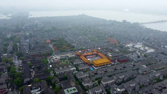 聊城市 护国隆兴寺 百花岛 水上古城