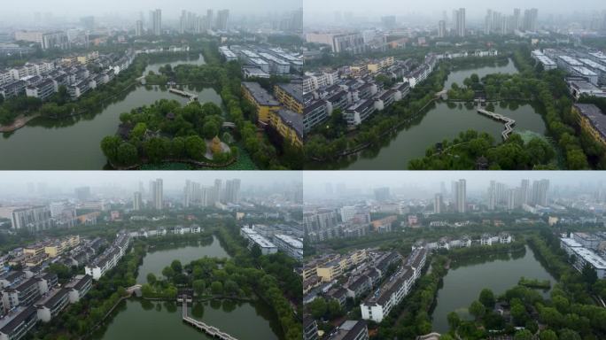 聊城市 护国隆兴寺 百花岛 水上古城