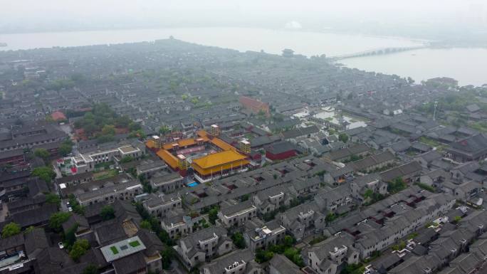 聊城市 护国隆兴寺 百花岛 水上古城