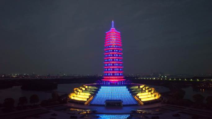 0028中国水利博物馆 夜景