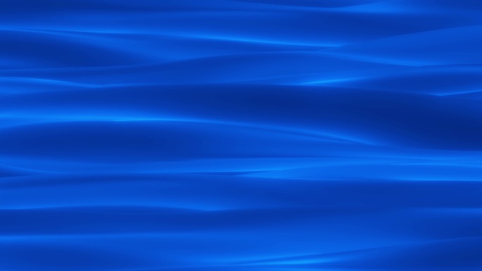 4K蓝色布匹波浪起伏背景无缝循环