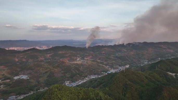 重庆巴南森林火灾山火重庆消防宣传