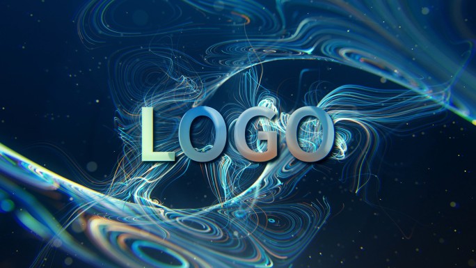 粒子光线logo演绎