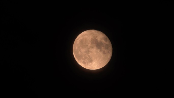 4k 中秋 月亮 朦胧云彩 2