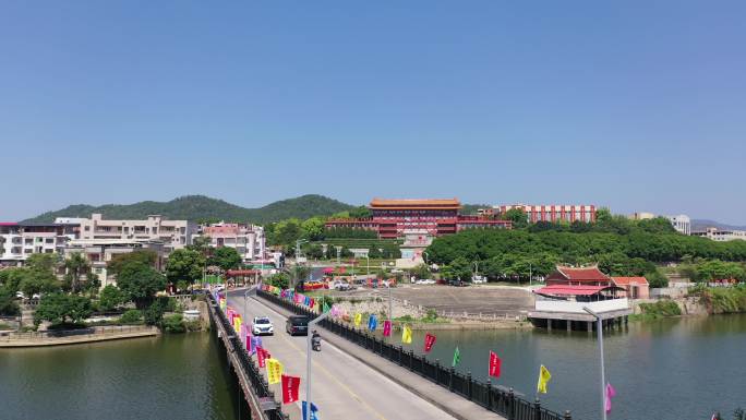 福建省泉州市洛江区马甲镇仰恩大学航拍校园