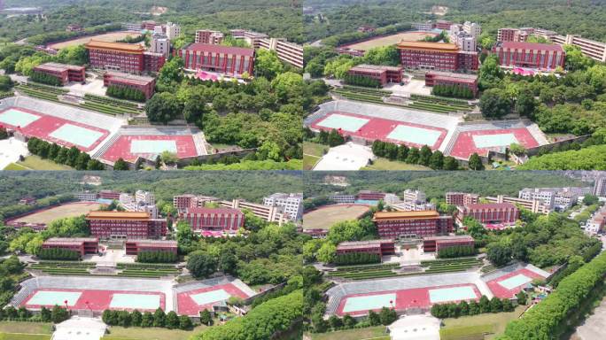 福建省泉州市洛江区马甲镇仰恩大学航拍校园
