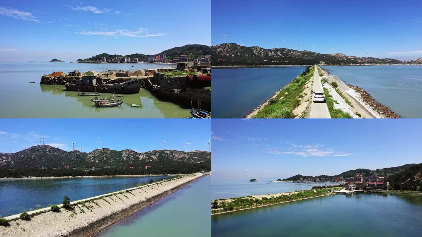 2.7K 莆田海边渔村 渔船 海景