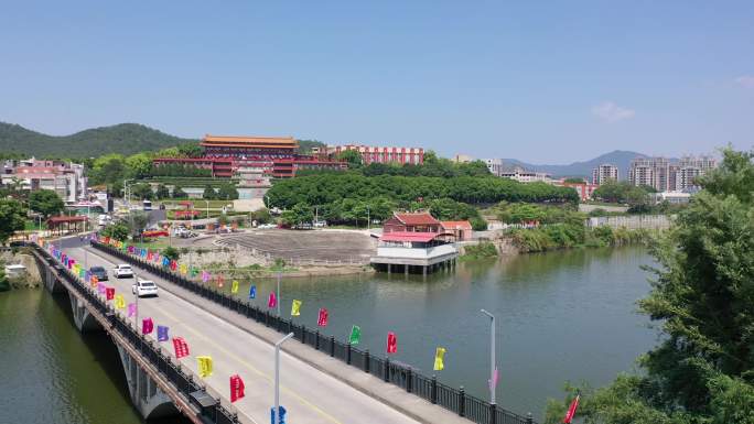 福建省泉州市洛江区马甲镇仰恩大学航拍校园