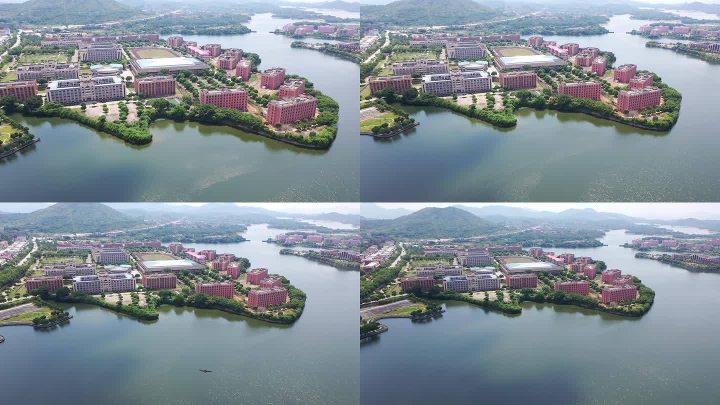 福建省泉州市洛江区马甲镇仰恩大学航拍校园